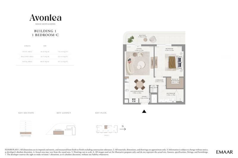 2 Bedroom Layout