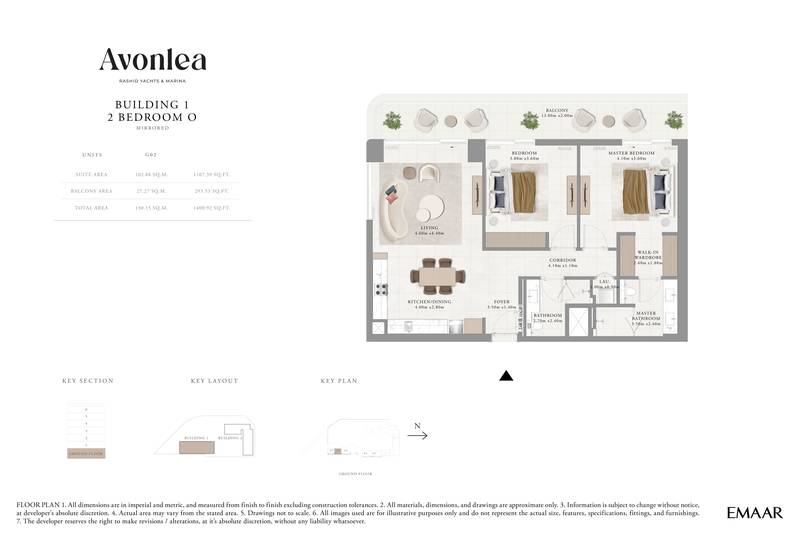 1 Bedroom Waterfront