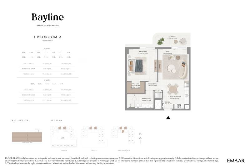 2 Bedroom Layout