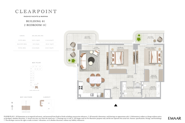 2 Bedroom Layout