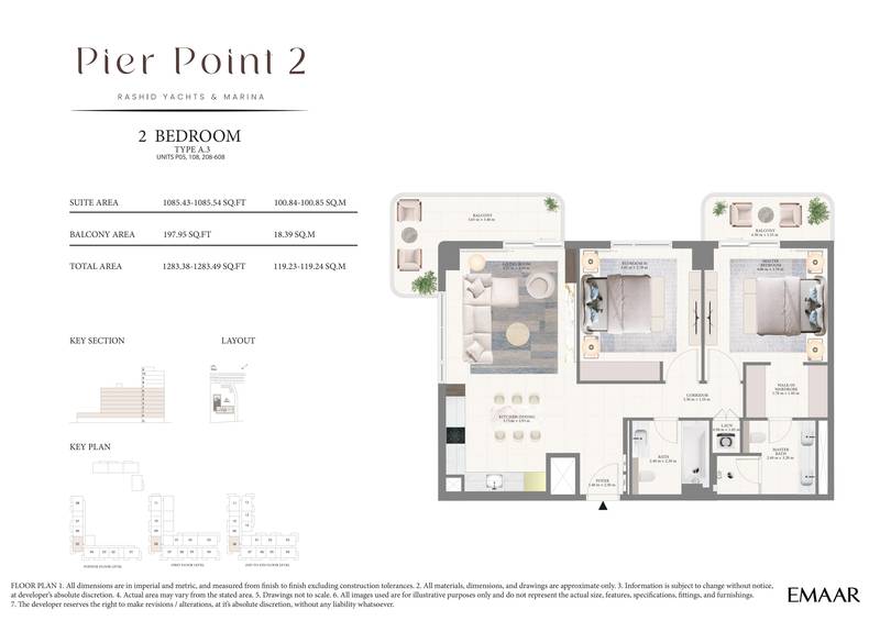 2 Bedroom Corner