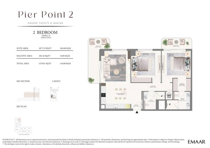 1 Bedroom Waterfront