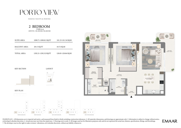 2 Bedroom Corner