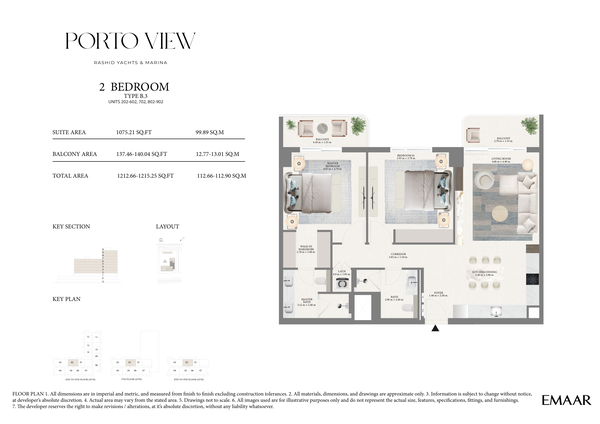 3 Bedroom Layout
