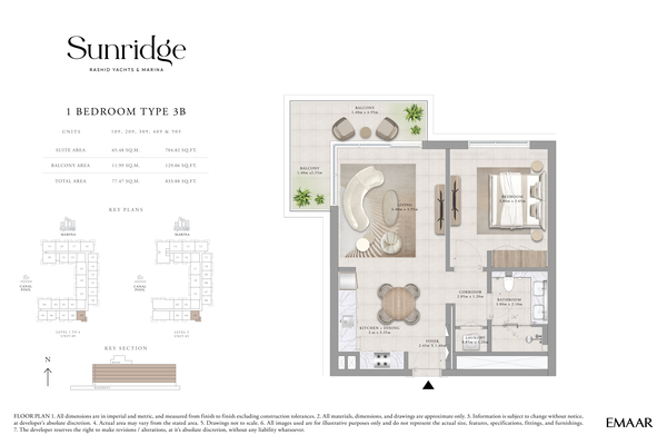 2 Bedroom Layout